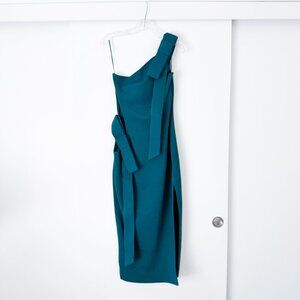 Cult Gaia Blenda Knit Dress Midi Cutout Bows Seamoss